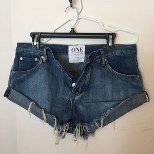 DASH - One Teaspoon - denim shorts- size 30